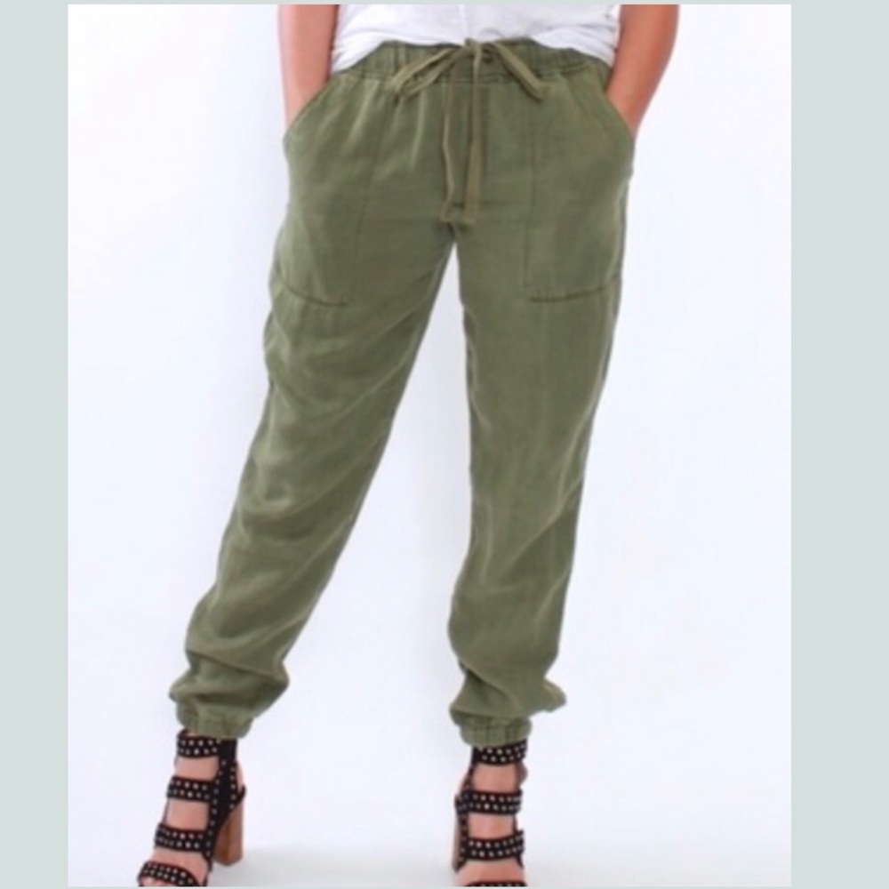 SANCTUARY Green Tencel Jogger